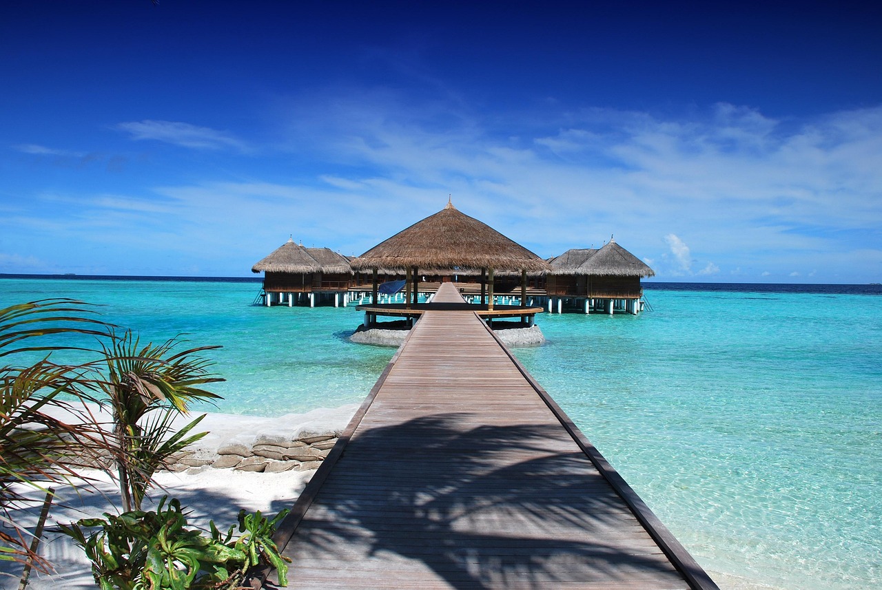 Türkei Strand mit Häusern